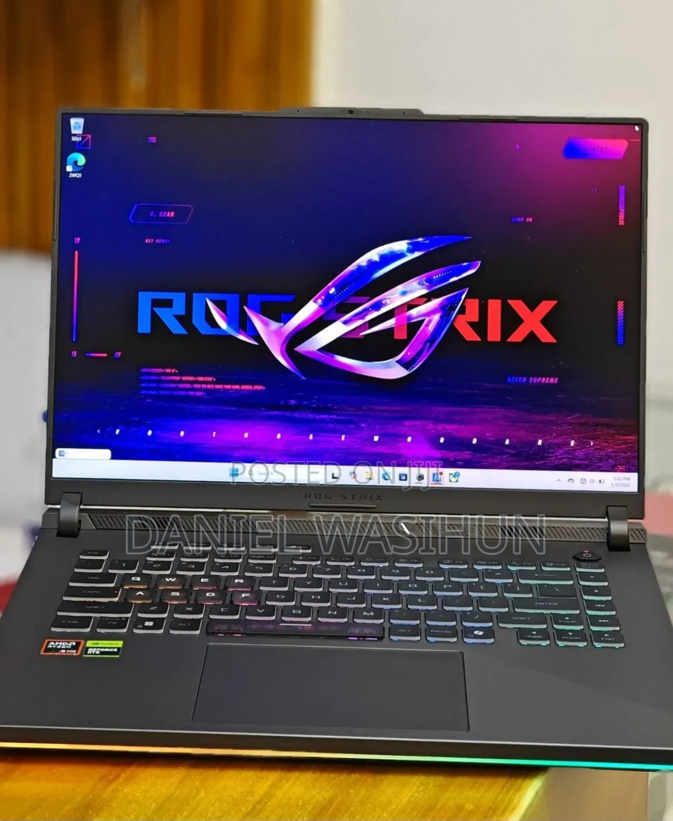 New Laptop Asus ROG Strix G16 G614 16GB AMD Ryzen 9 SSD 1T
