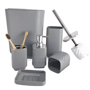 6 Pcs Bathroom Set