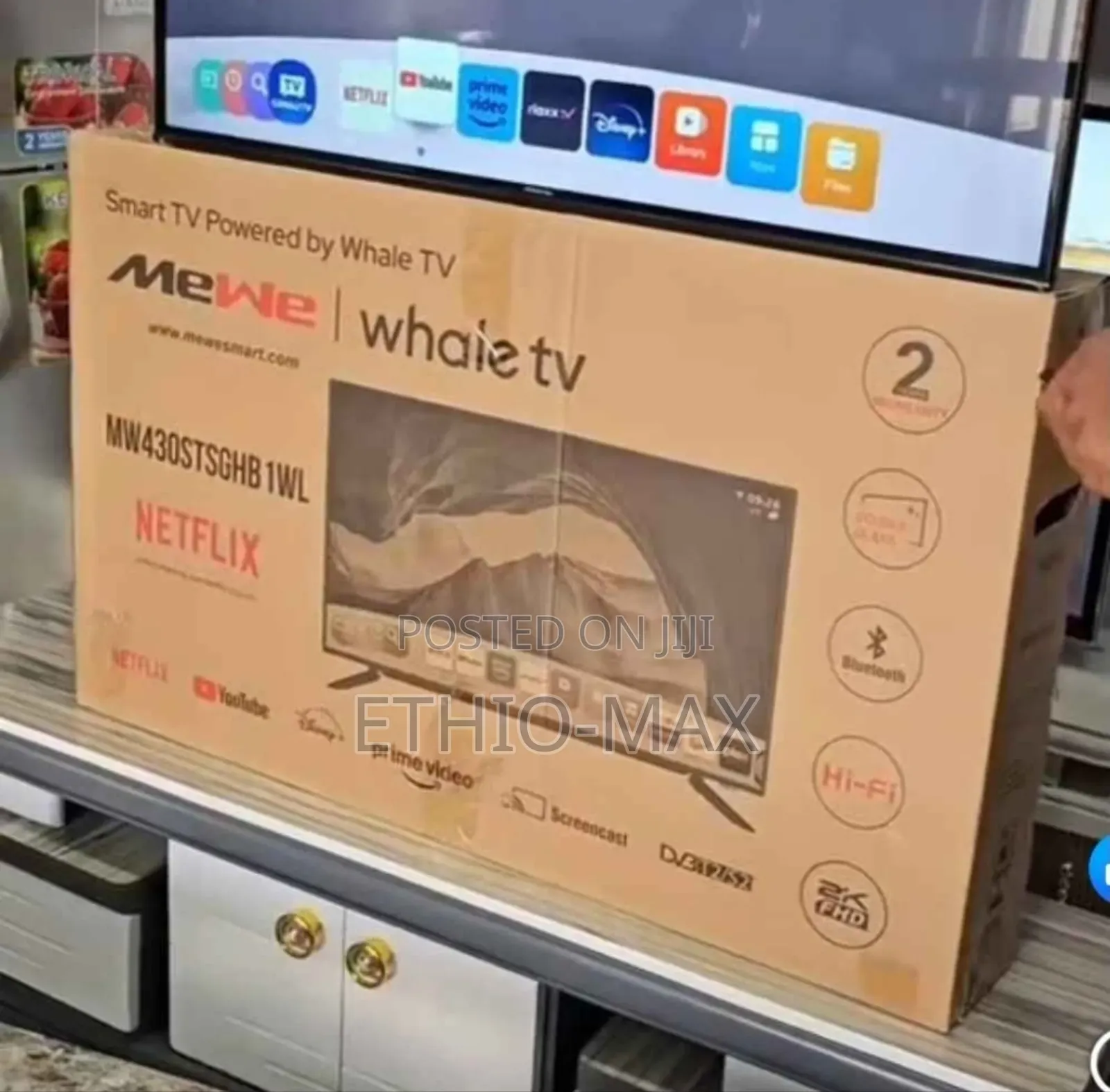 Mewe 43” Webos Hub Smart Tv – Smooth Fast | New Arrival