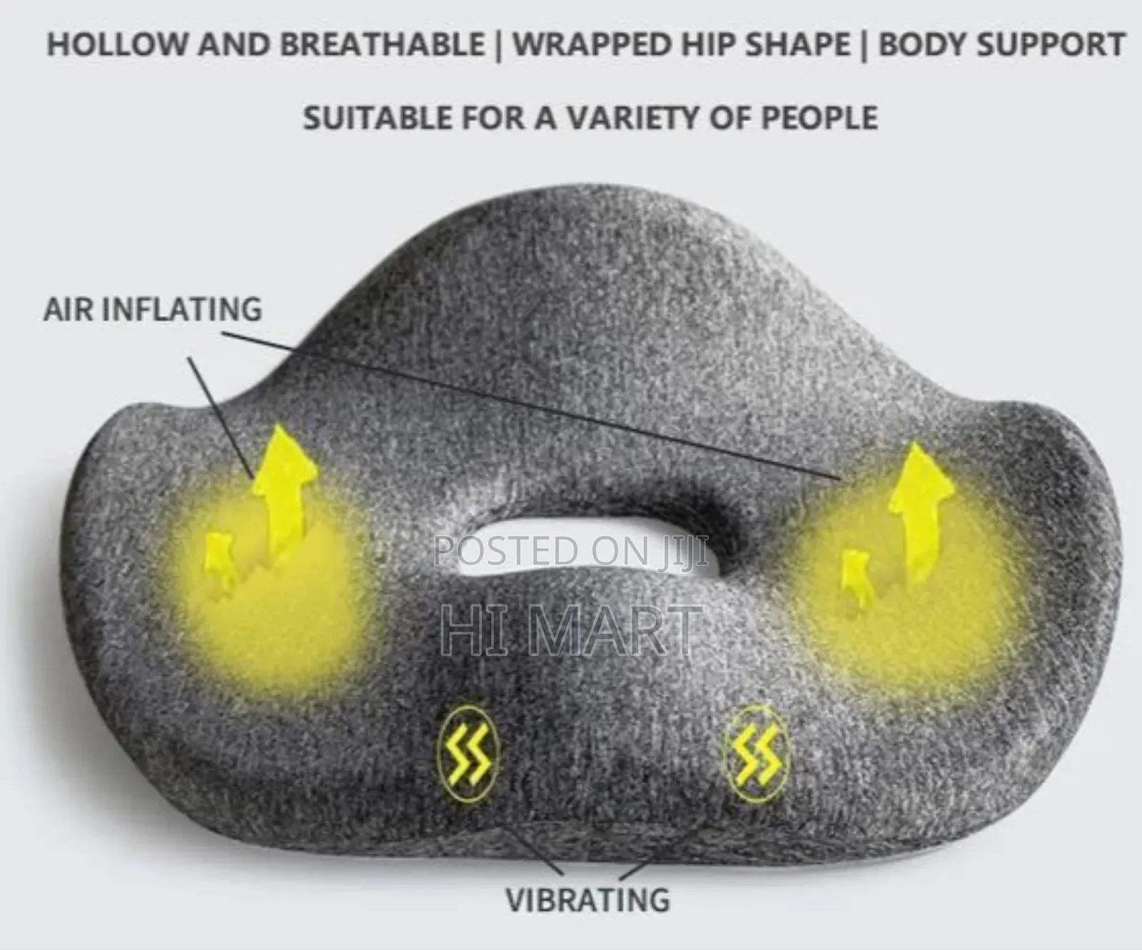 Movix Orthopedic Memory Foam Seat Cushion
