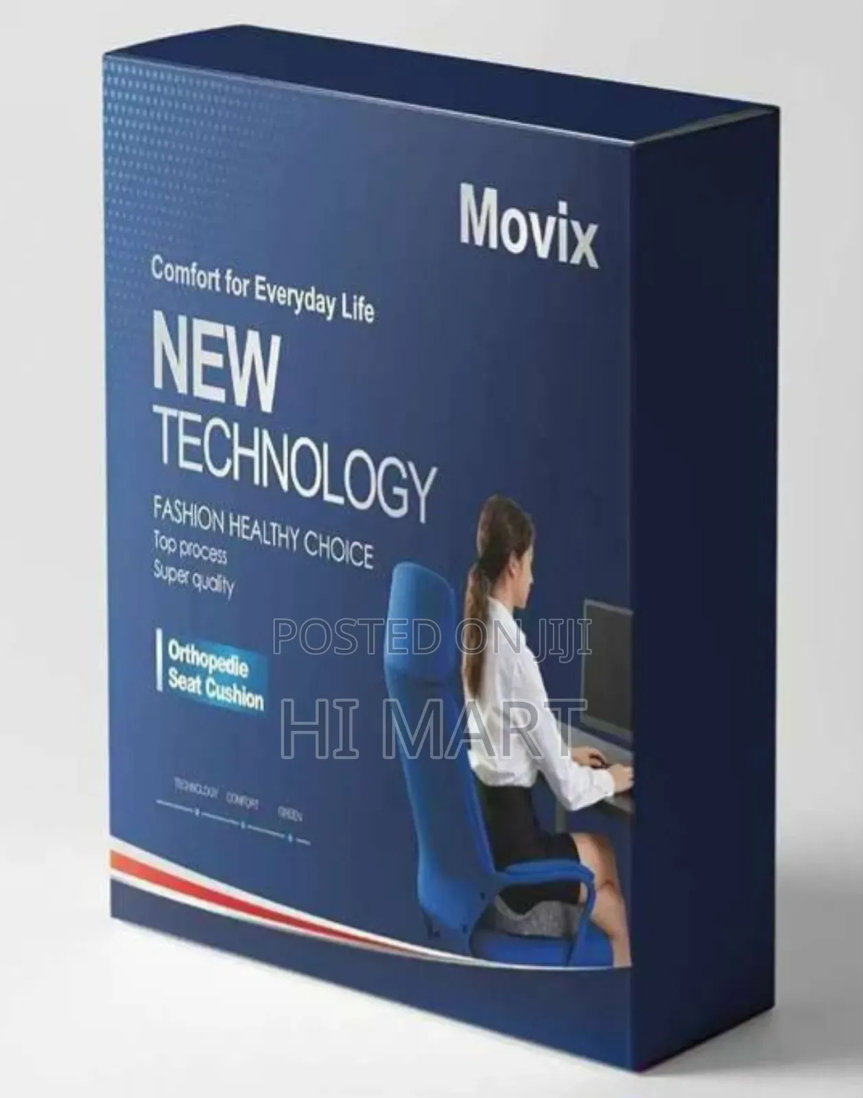 Movix Orthopedic Memory Foam Seat Cushion