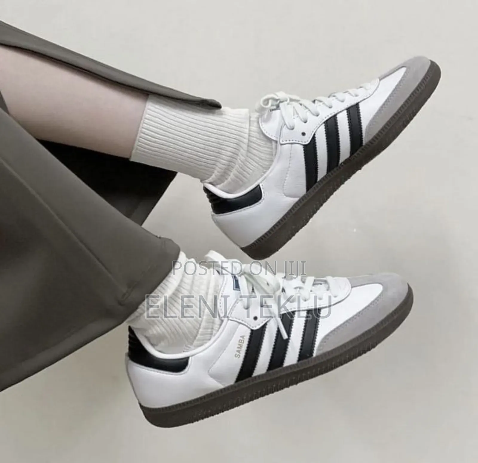 Adidas Samba Quality Shoes Black Color Alew