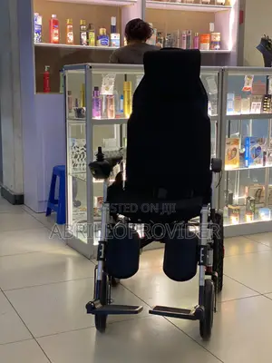 Foldable Heavy Duty Electric Wheelchair With Headrest Adjustable