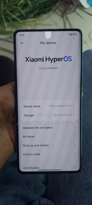 New Xiaomi Mix 4 256 GB Black