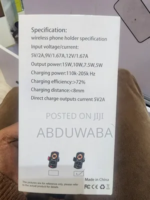 Car Phone Holder Wireless Charge