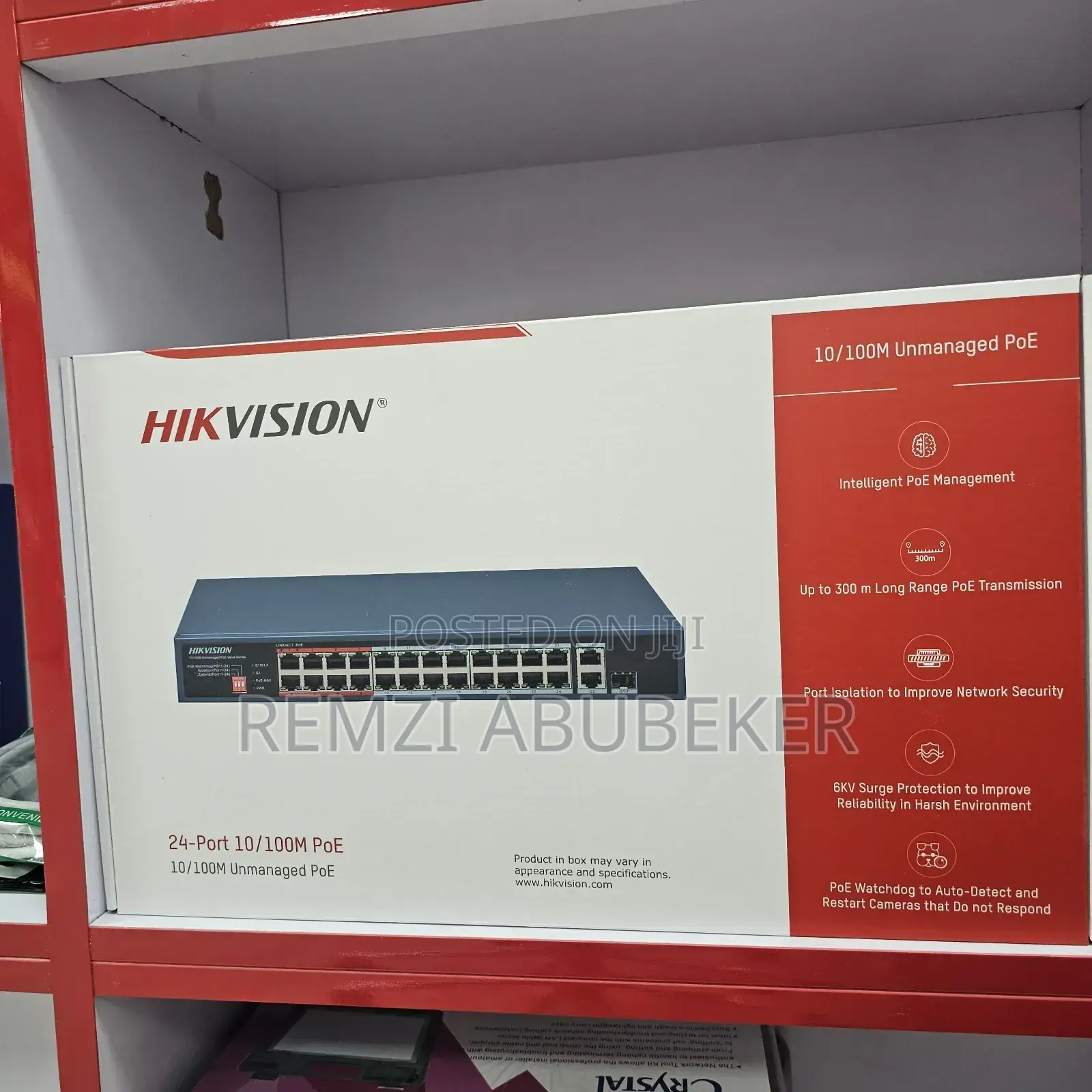 Hikvision 24 Port Poe Switch