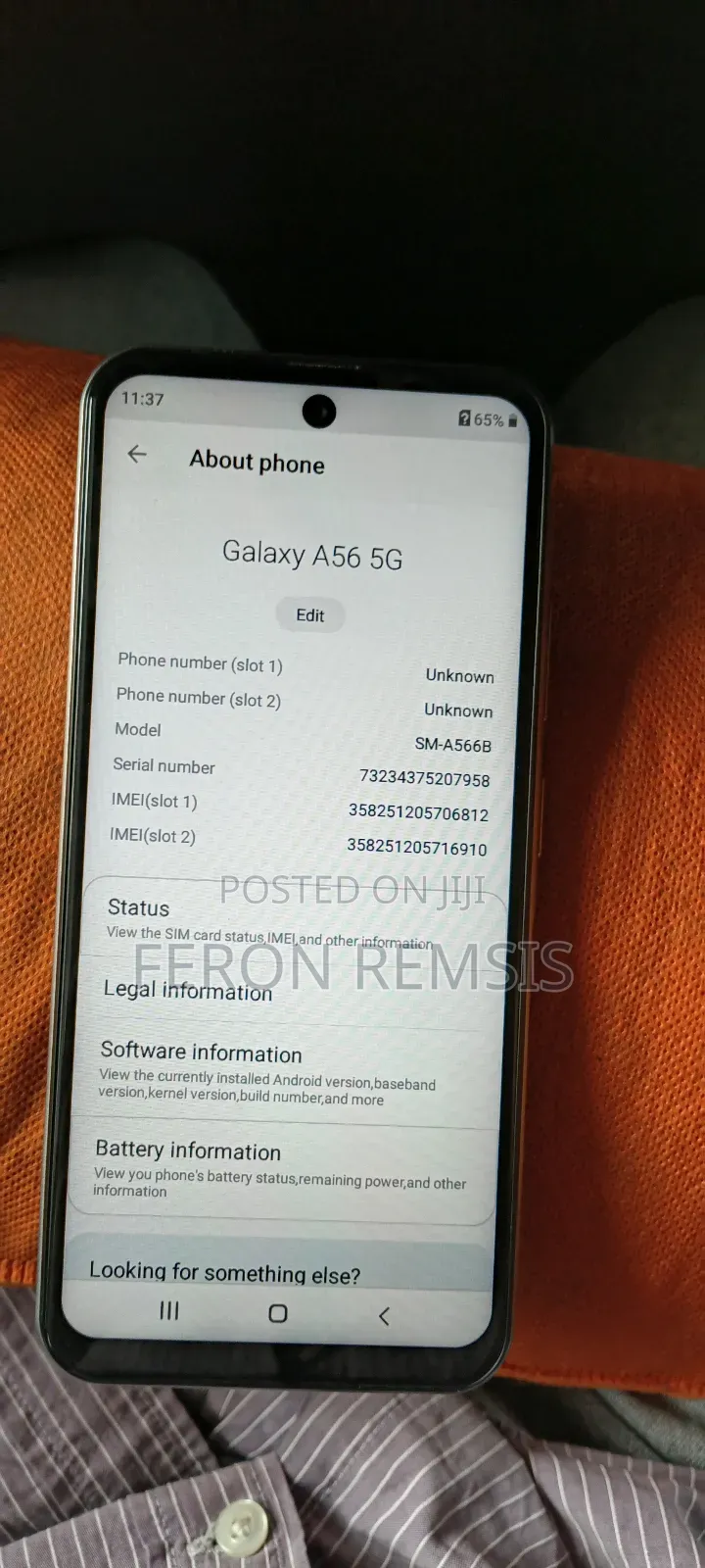 New Samsung Galaxy A56 128 GB Silver