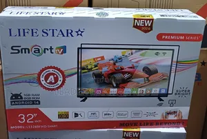 Lifestar 32′′ Smart Android Tv – Double Glass | New 2026 Model | Wi-Fi