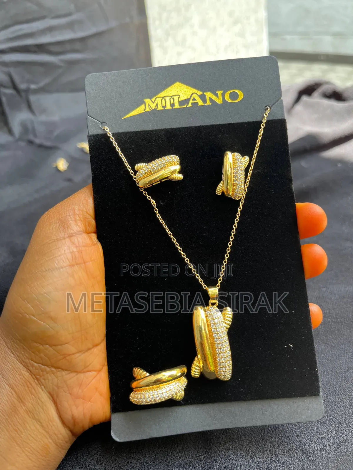 Necklace Earrings and Ring