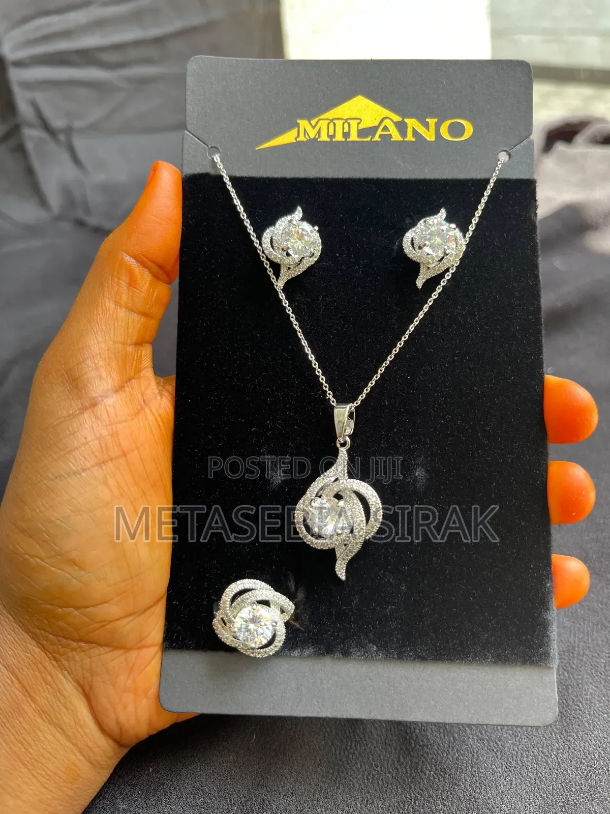 Necklace Earrings and Ring