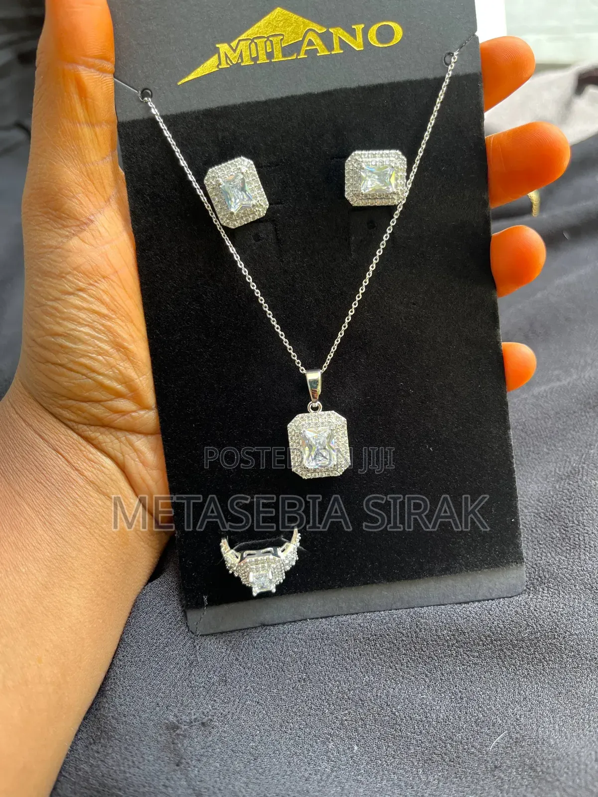 Necklace Earrings and Ring
