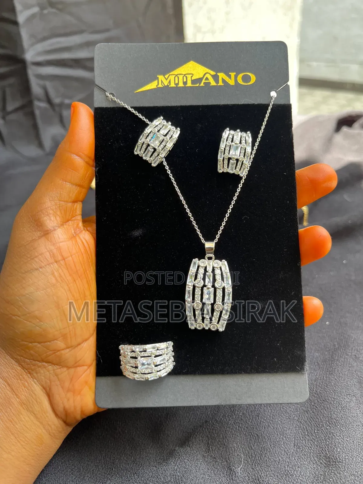Necklace Earrings and Ring