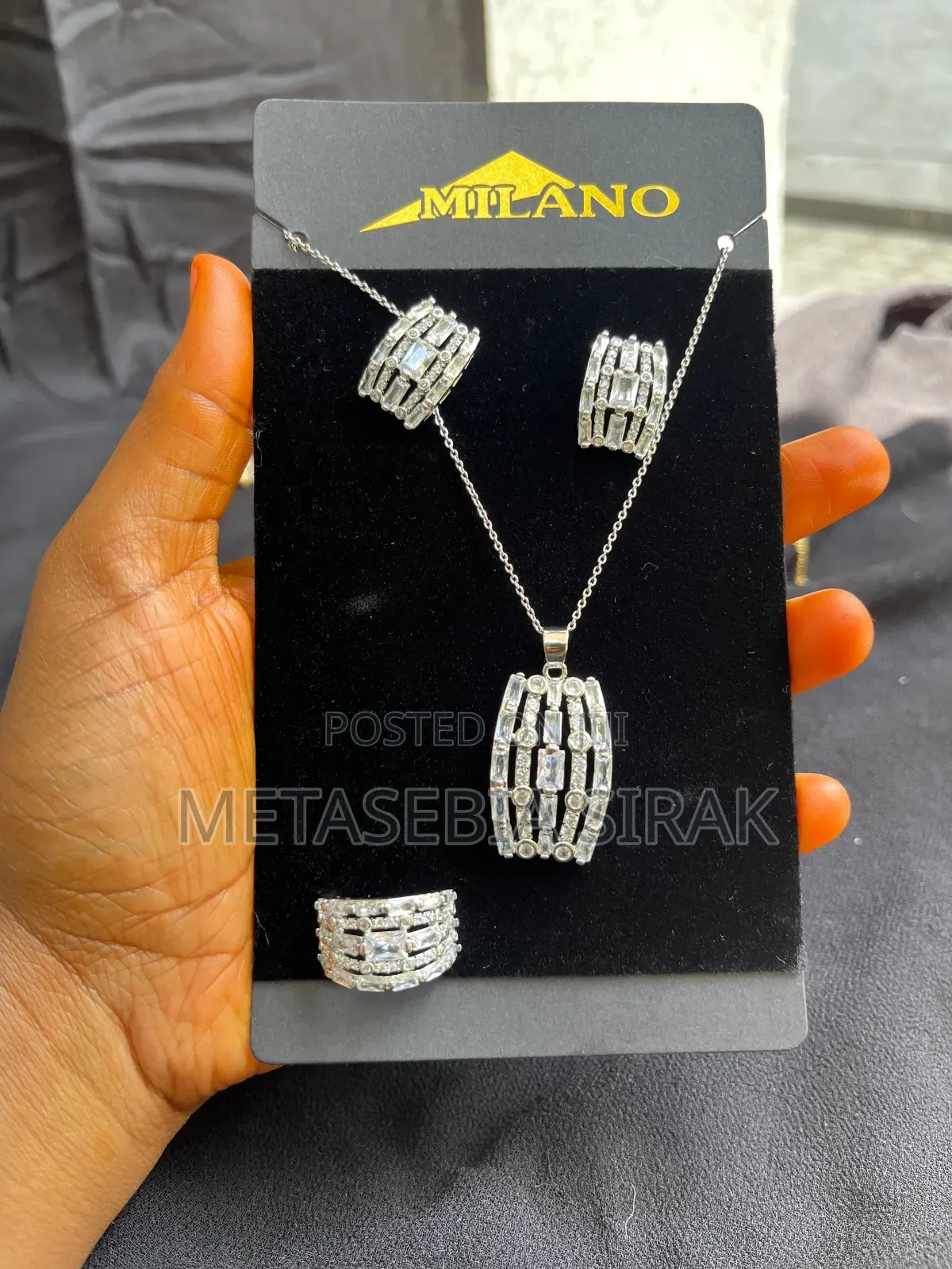 Necklace Earrings and Ring