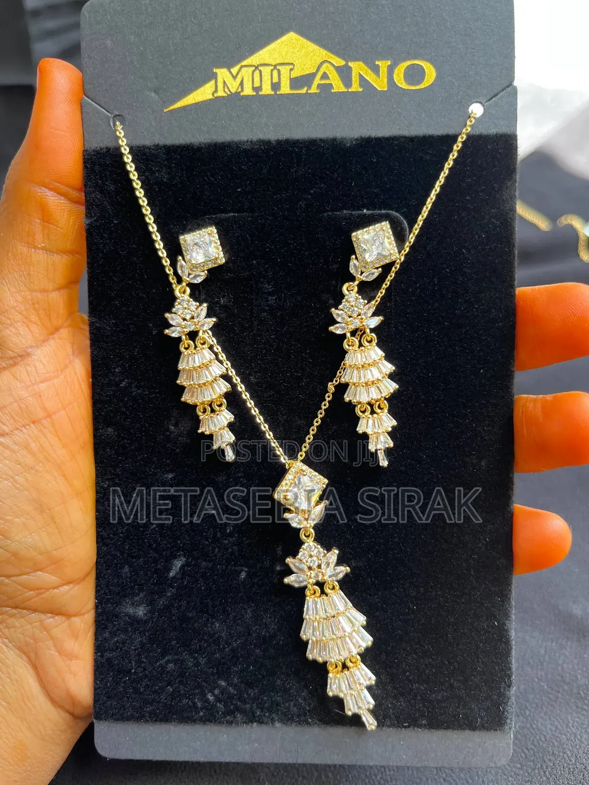 Necklace Earrings and Ring
