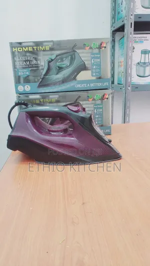 Home Time Steam Iron የልብስ ካውያ