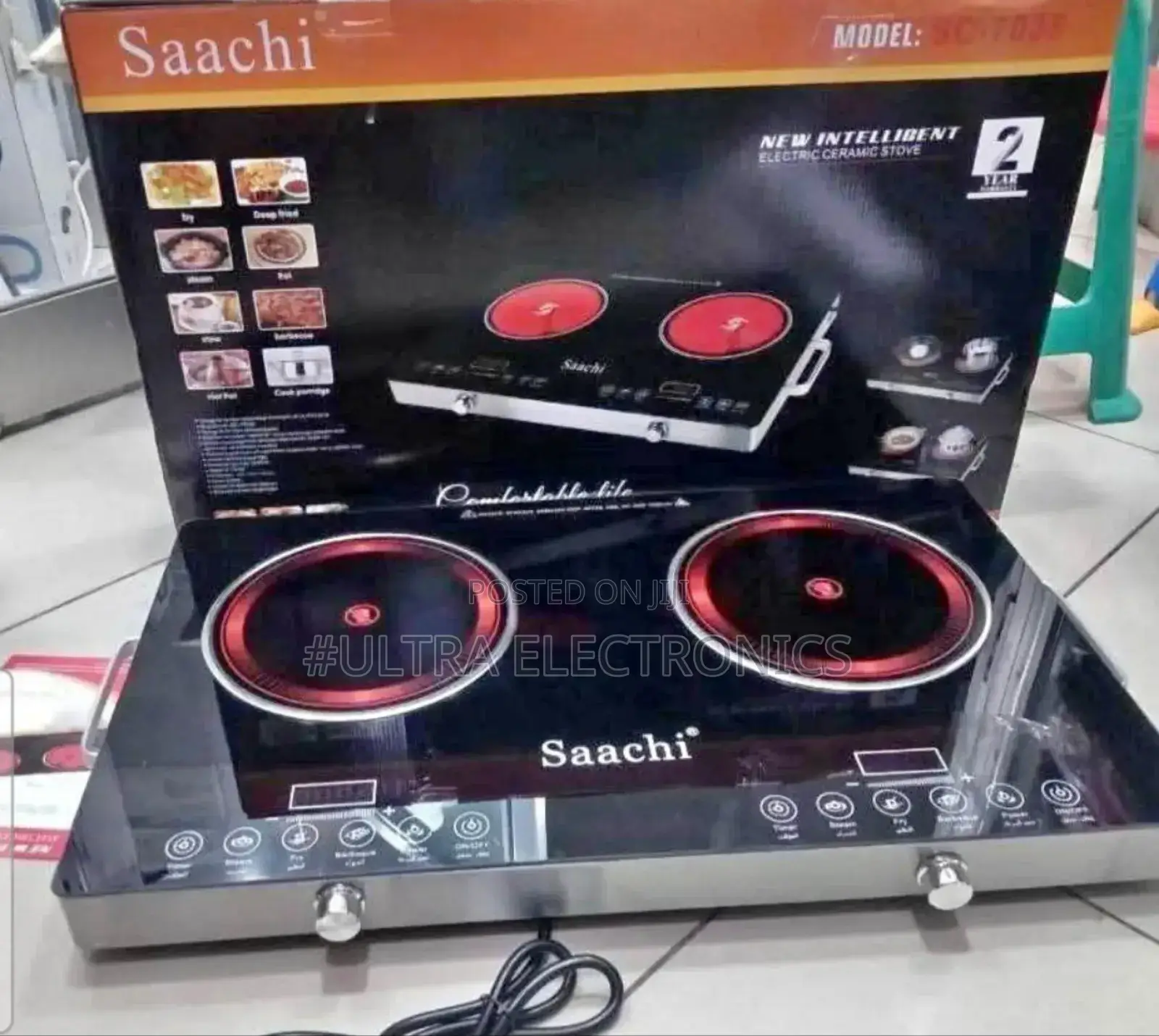 Saachi Sc-7038 New Intelligent Electric Ceramic Stove.