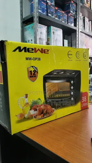 Mewe 38 Mini Oven ሊትር የኤሌክትሪክ ኦቨን ከሁለት ማብሰያ ጋር (Mw-Op38)