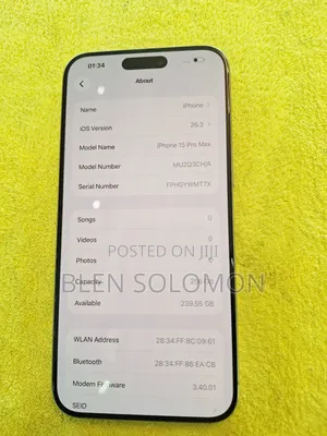 Apple iPhone 15 Pro Max 256 GB Purple