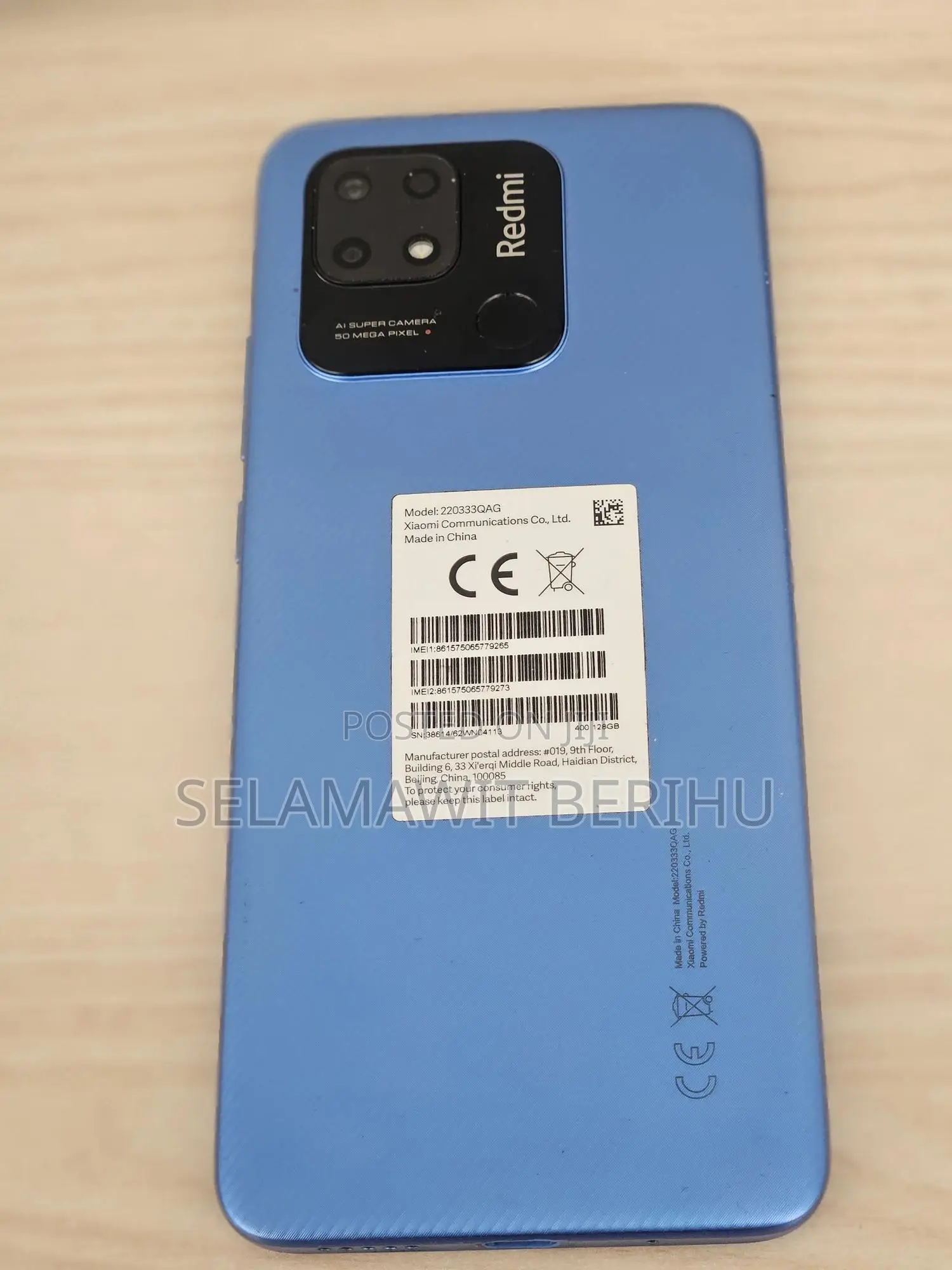 Xiaomi Redmi 10C 128 GB Blue