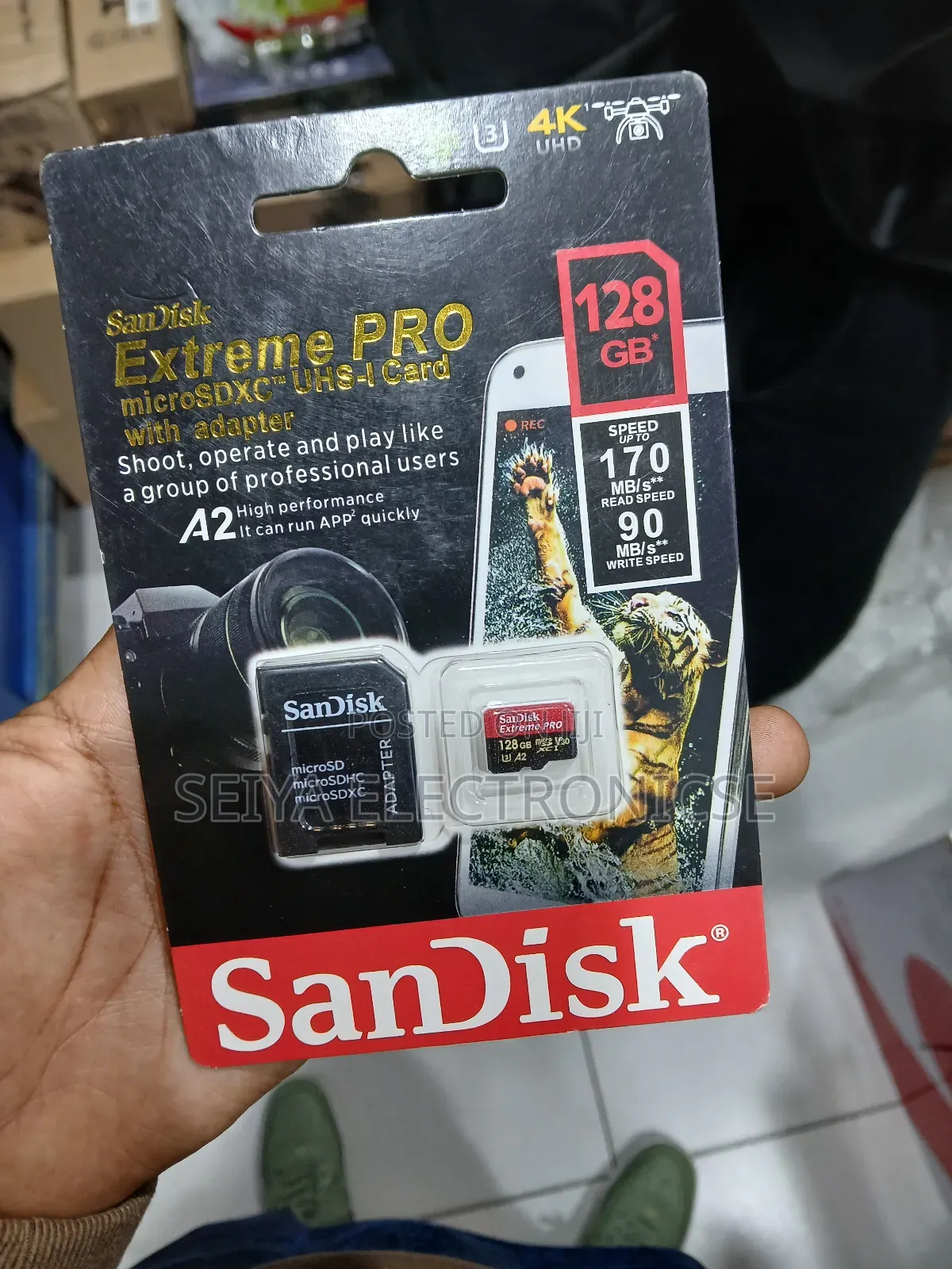 Sandisk Camera Memory 128gb Speed 170 MBPS