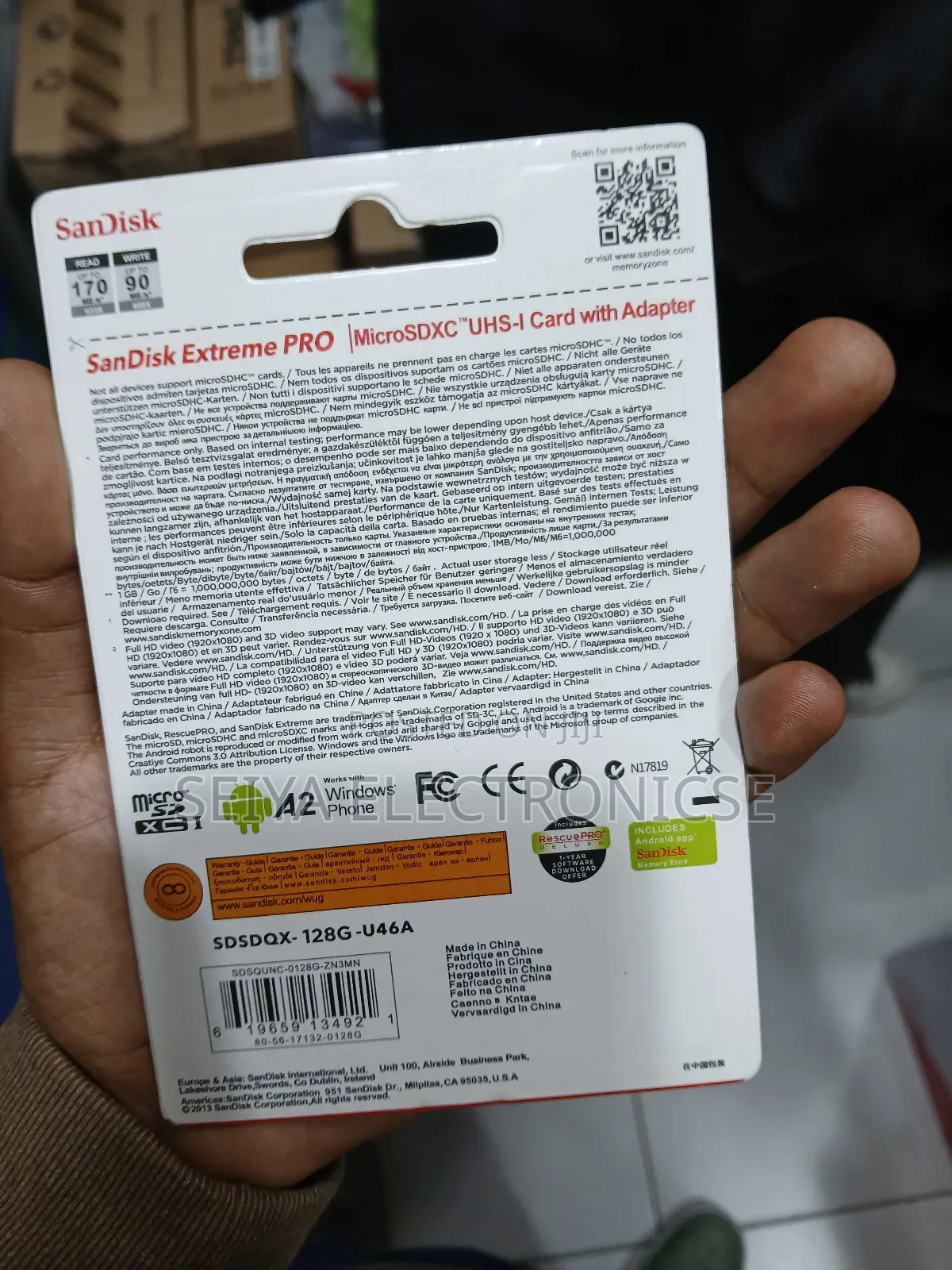 Sandisk Camera Memory 128gb Speed 170 MBPS