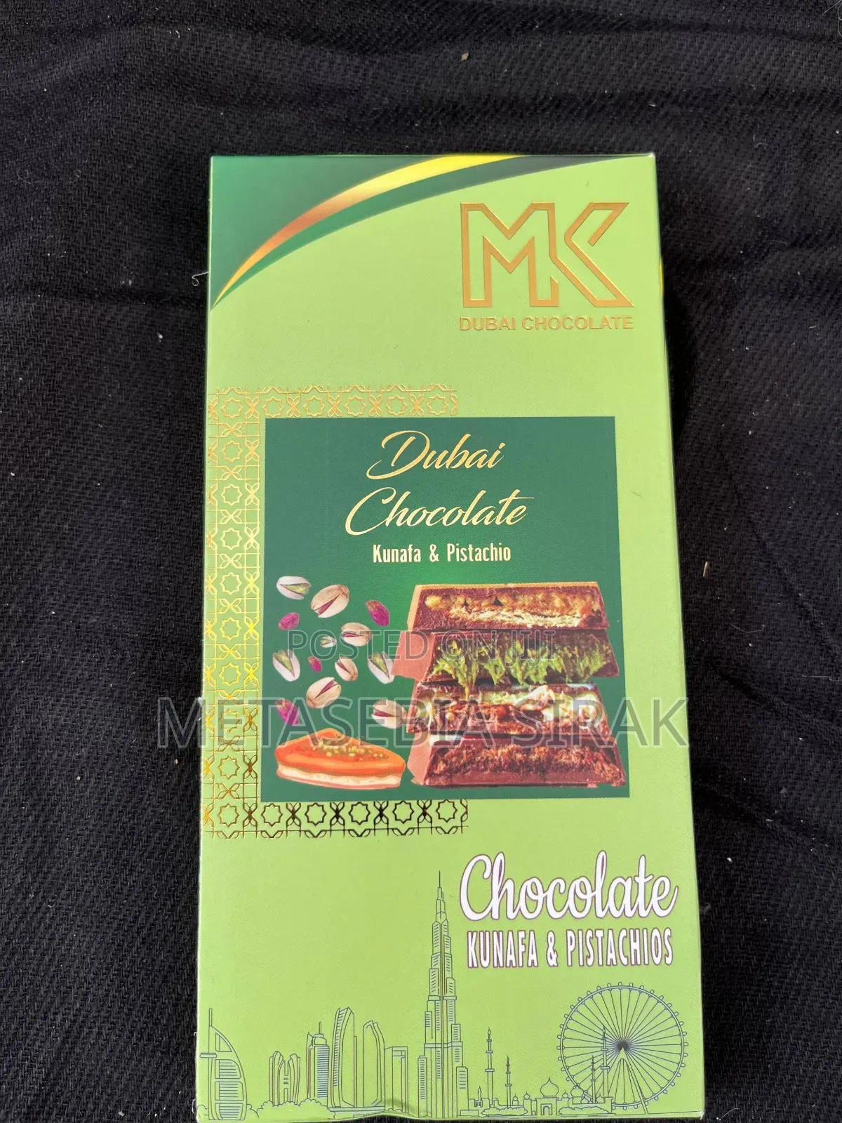 Dubai Chocolate Kuanafa and Pistachio