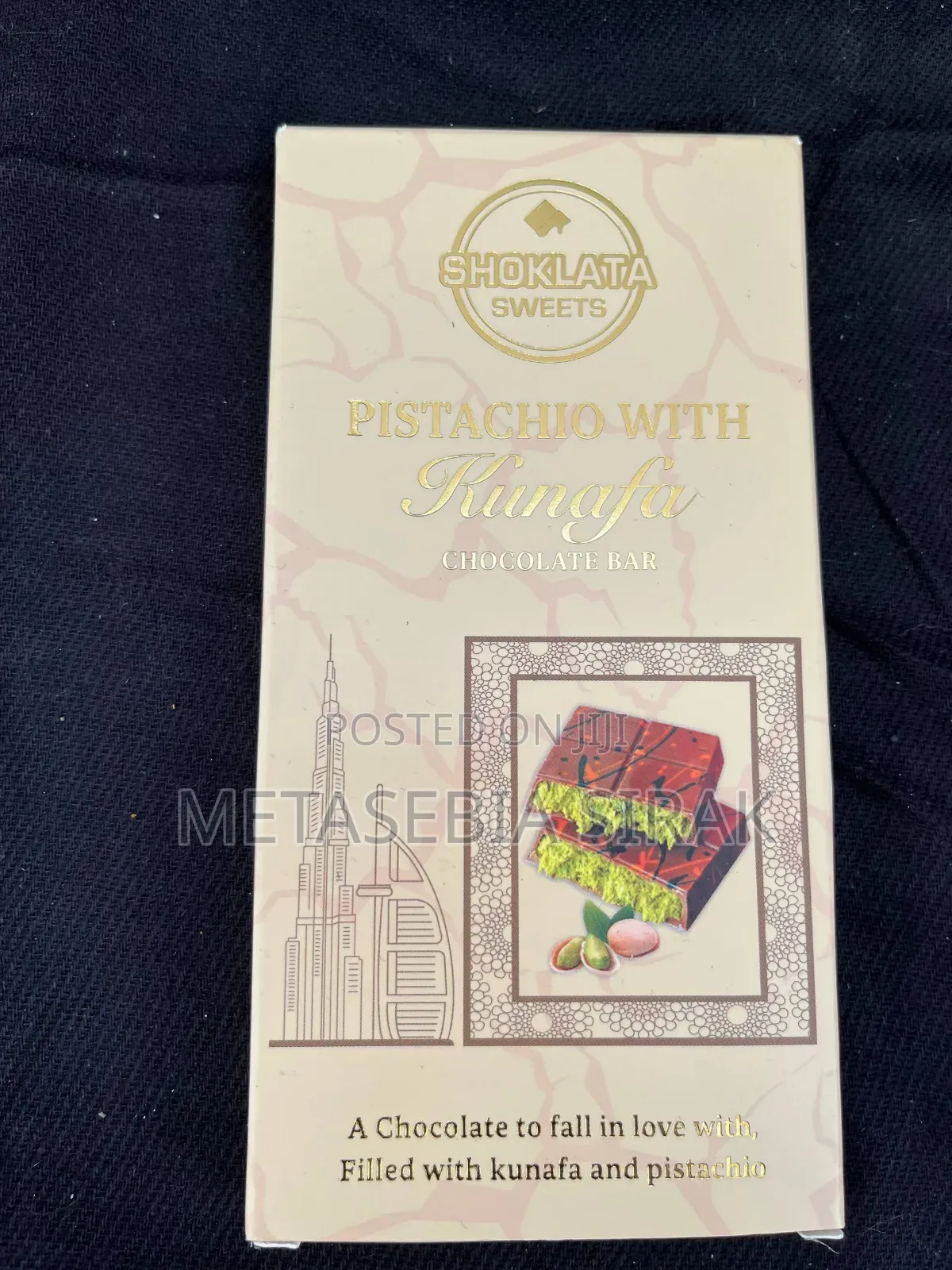 Dubai Chocolate Kuanafa and Pistachio