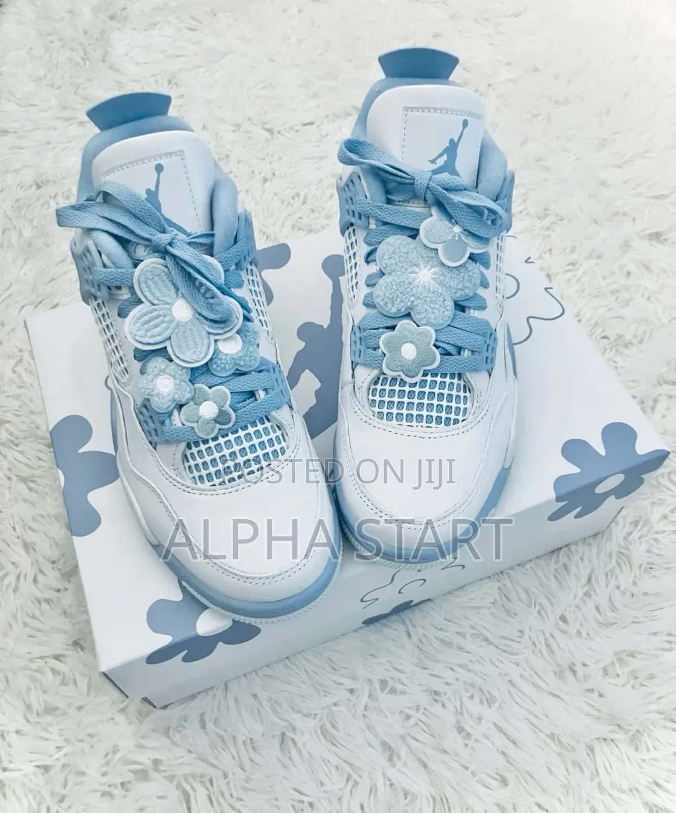 Jordan 4 Retro Flower Master Quality Shoes for You Made in Vietnam