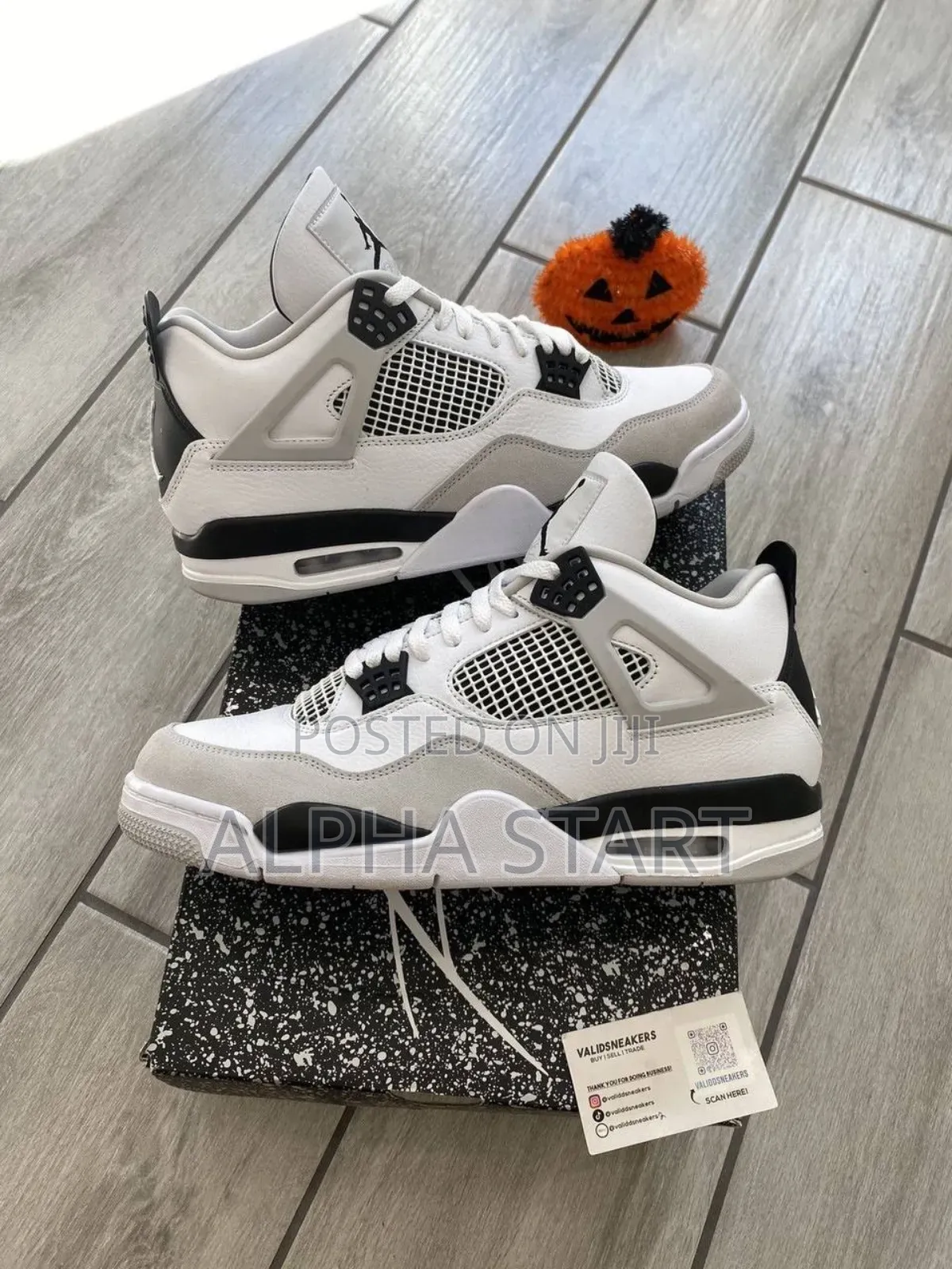 Jordan 4 Retro Military Os Black High Master Quality Made in Vietnam