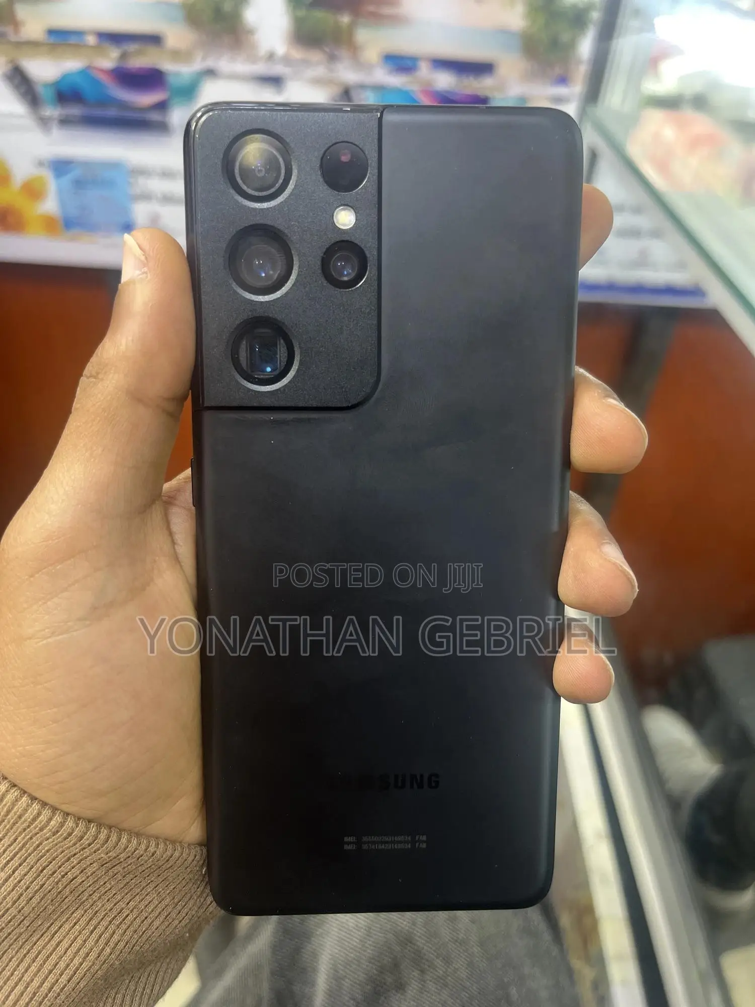 New Samsung Galaxy S21 Ultra 5G 128 GB Black