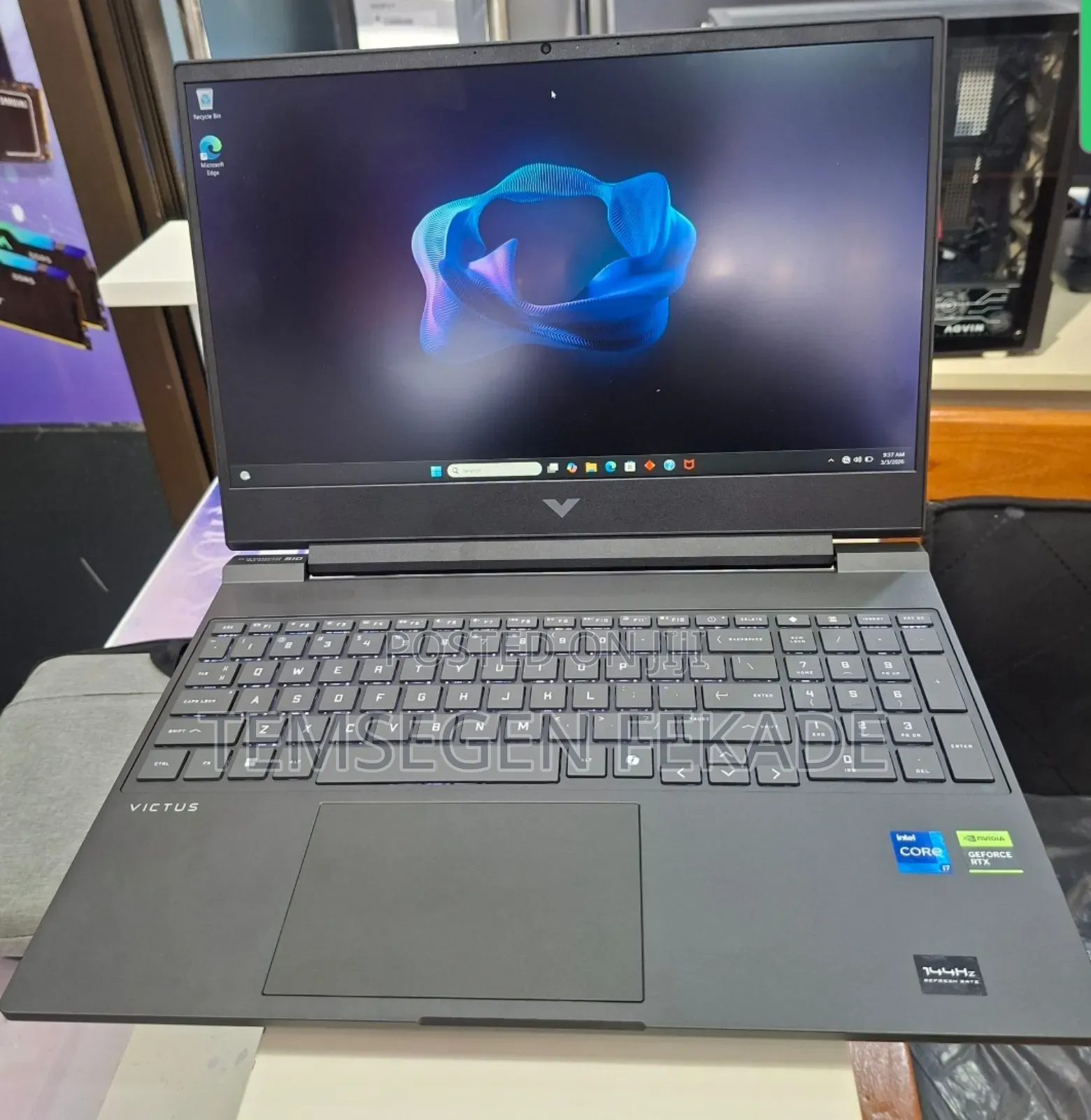 New Laptop HP Victus 16 16GB Intel Core i7 SSD 512GB