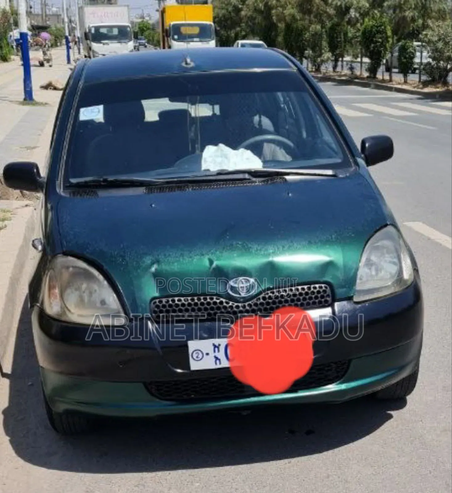 Toyota Yaris 2001 Green