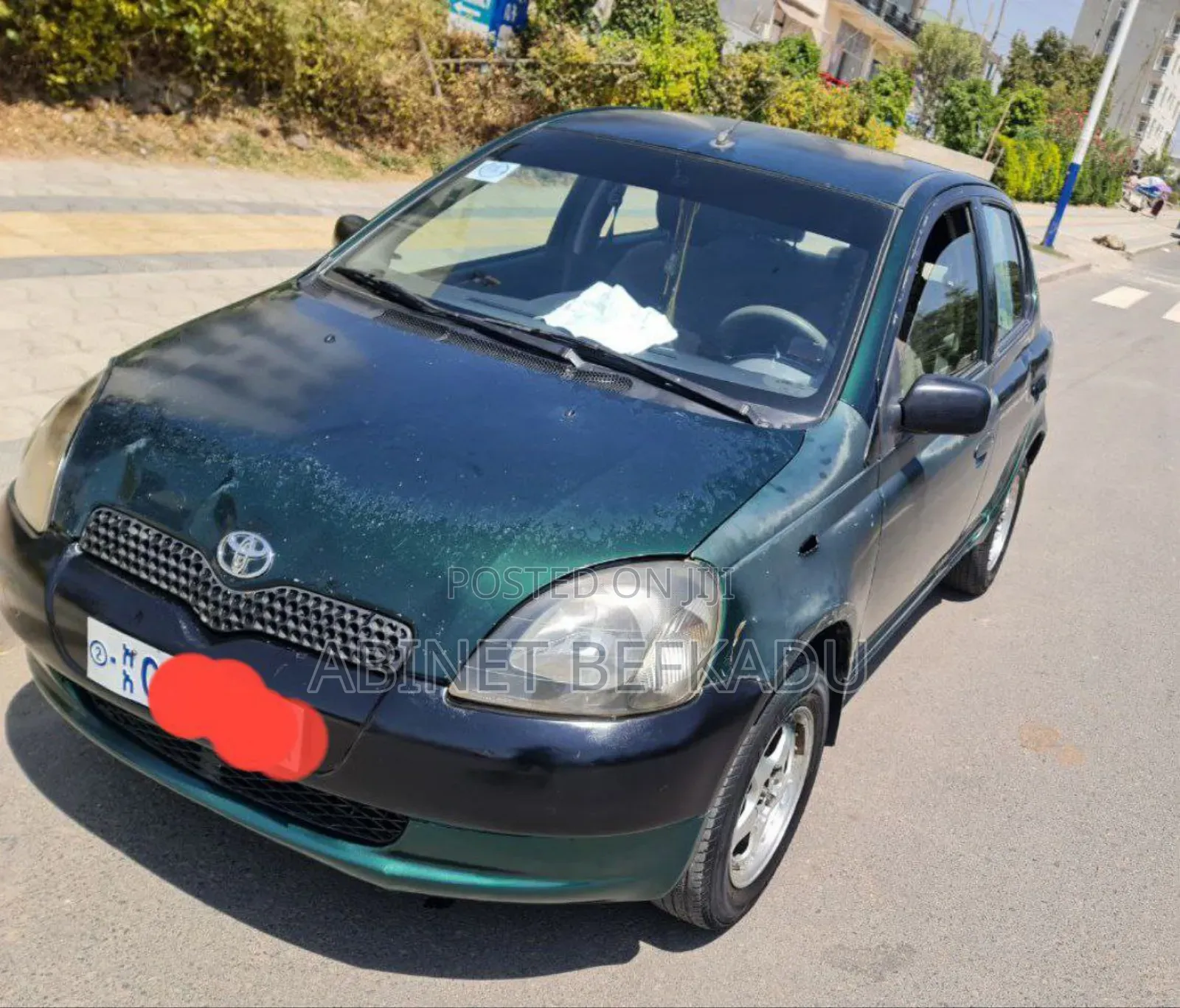 Toyota Yaris 2001 Green