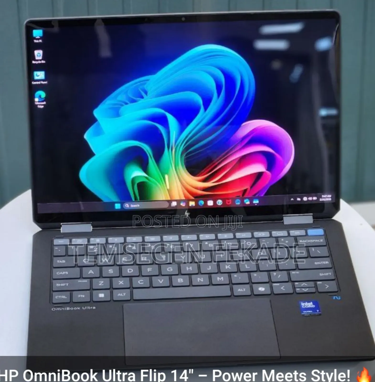 New Laptop HP OmniBook X Flip 14" 16GB Intel Core Ultra 7 SSD 1T