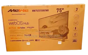 Mewe 75′′ Smart Tv – Webos Hub | Ultra Hd | 2026 Model