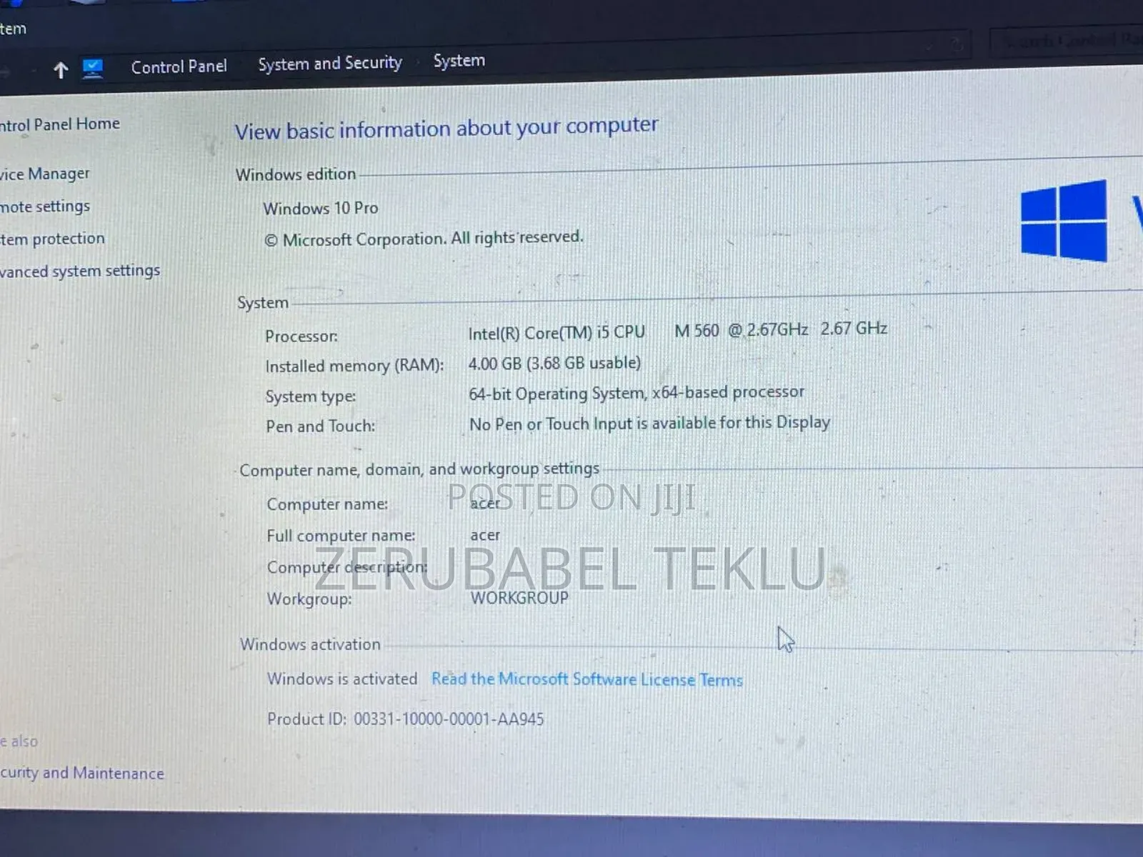 Laptop Acer TravelMate TimelineX 8572T 4GB Intel Core i5 HDD 500GB