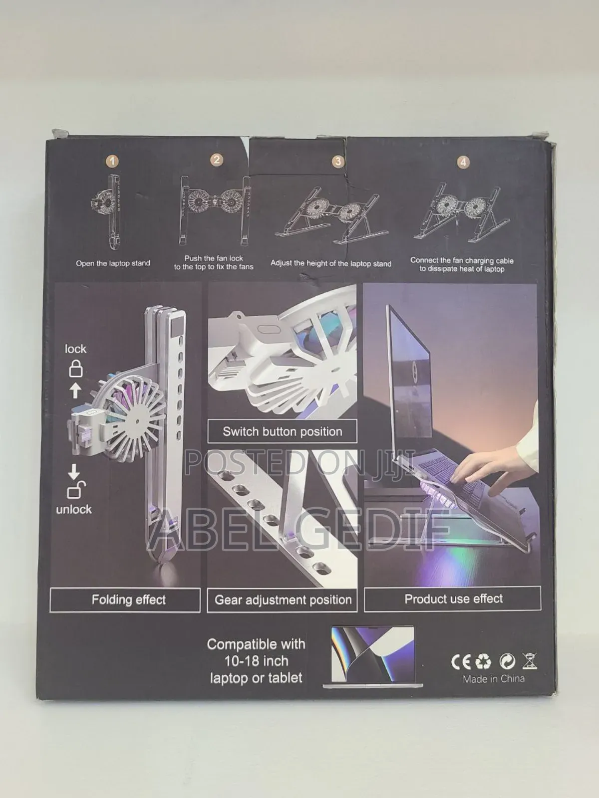 Portabl Laptop Fan and Stand