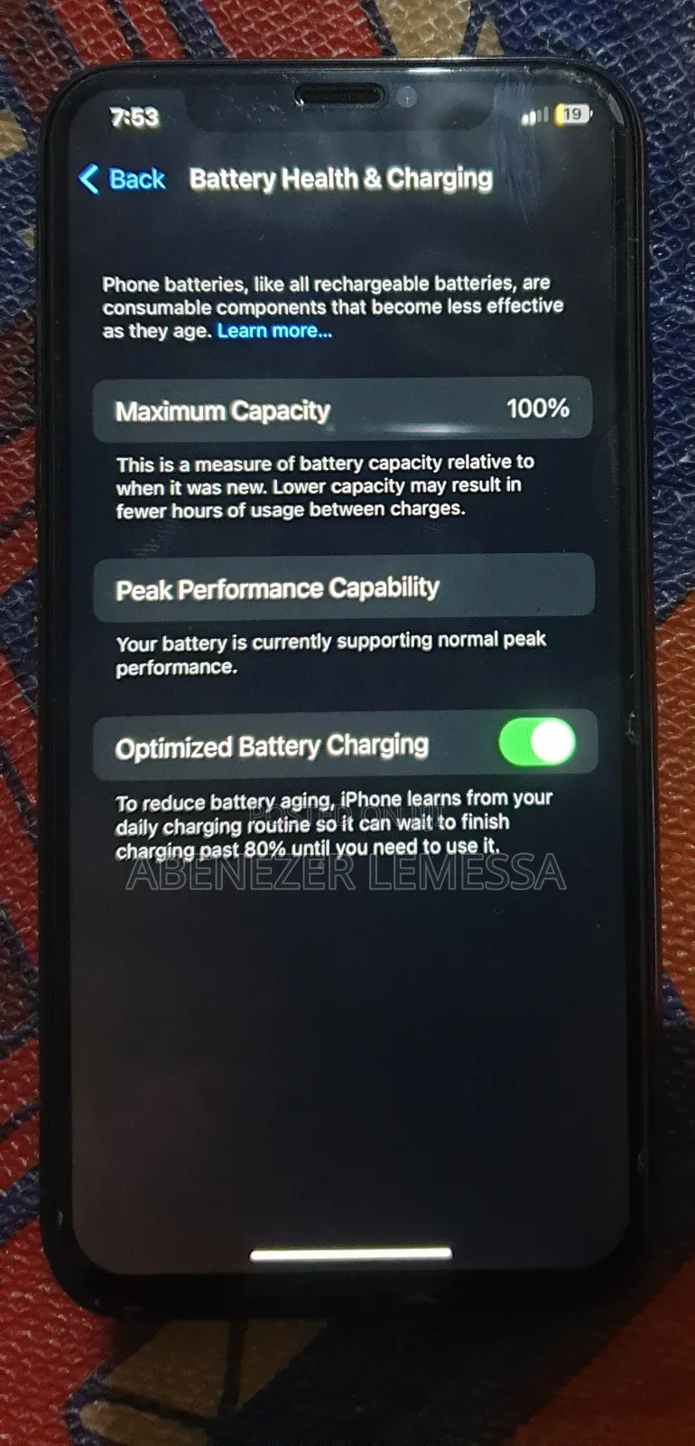 Apple iPhone X 256 GB Black