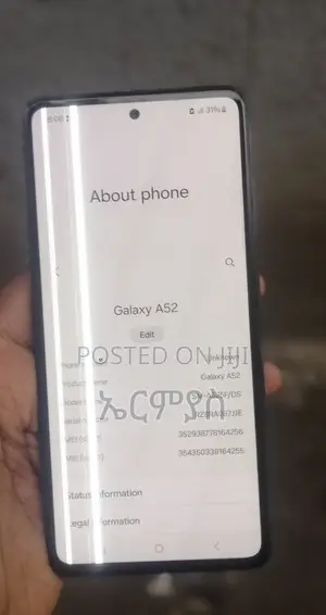 Samsung Galaxy A52 128 GB Black