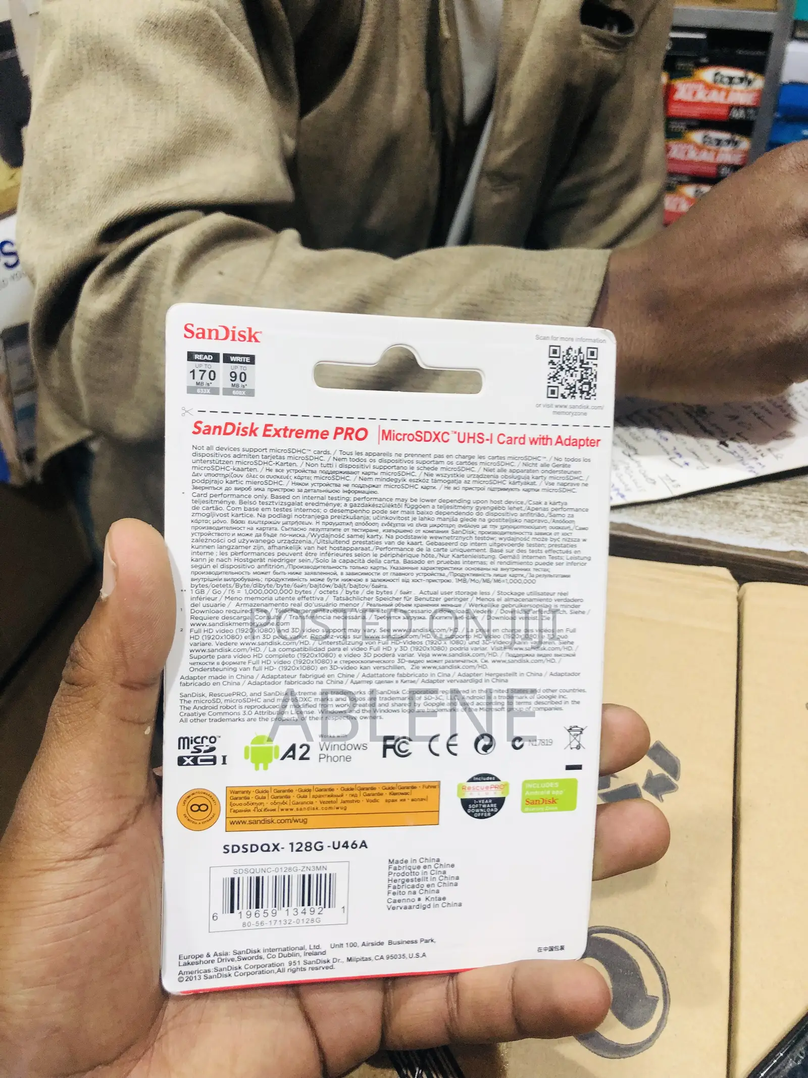 Extreme Pro 128gb Camera Card