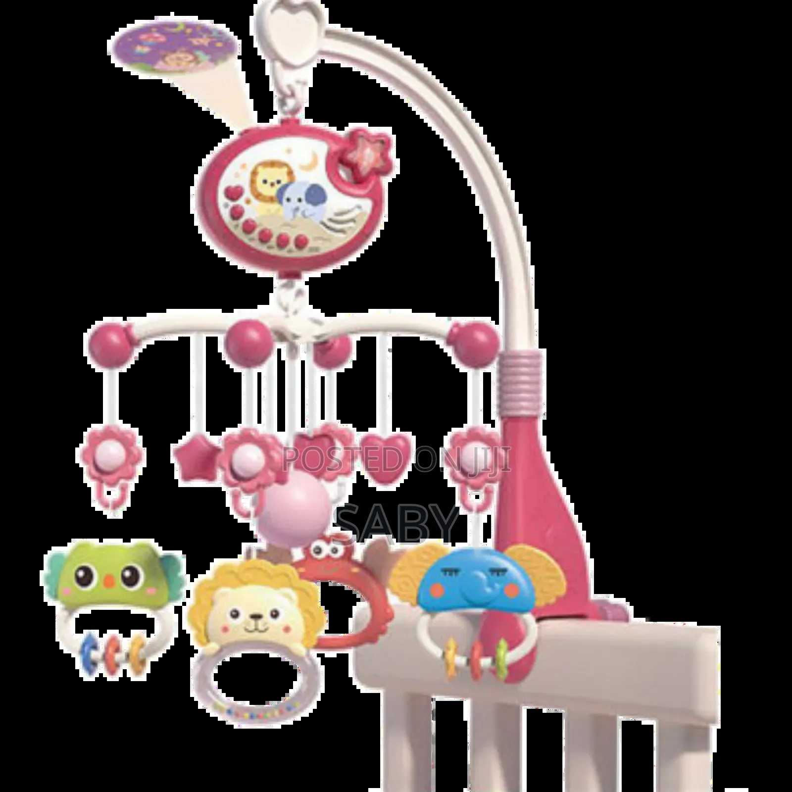 Baby Crib Mobile Rattle Toy Infant Rotating Musical Bed Bell