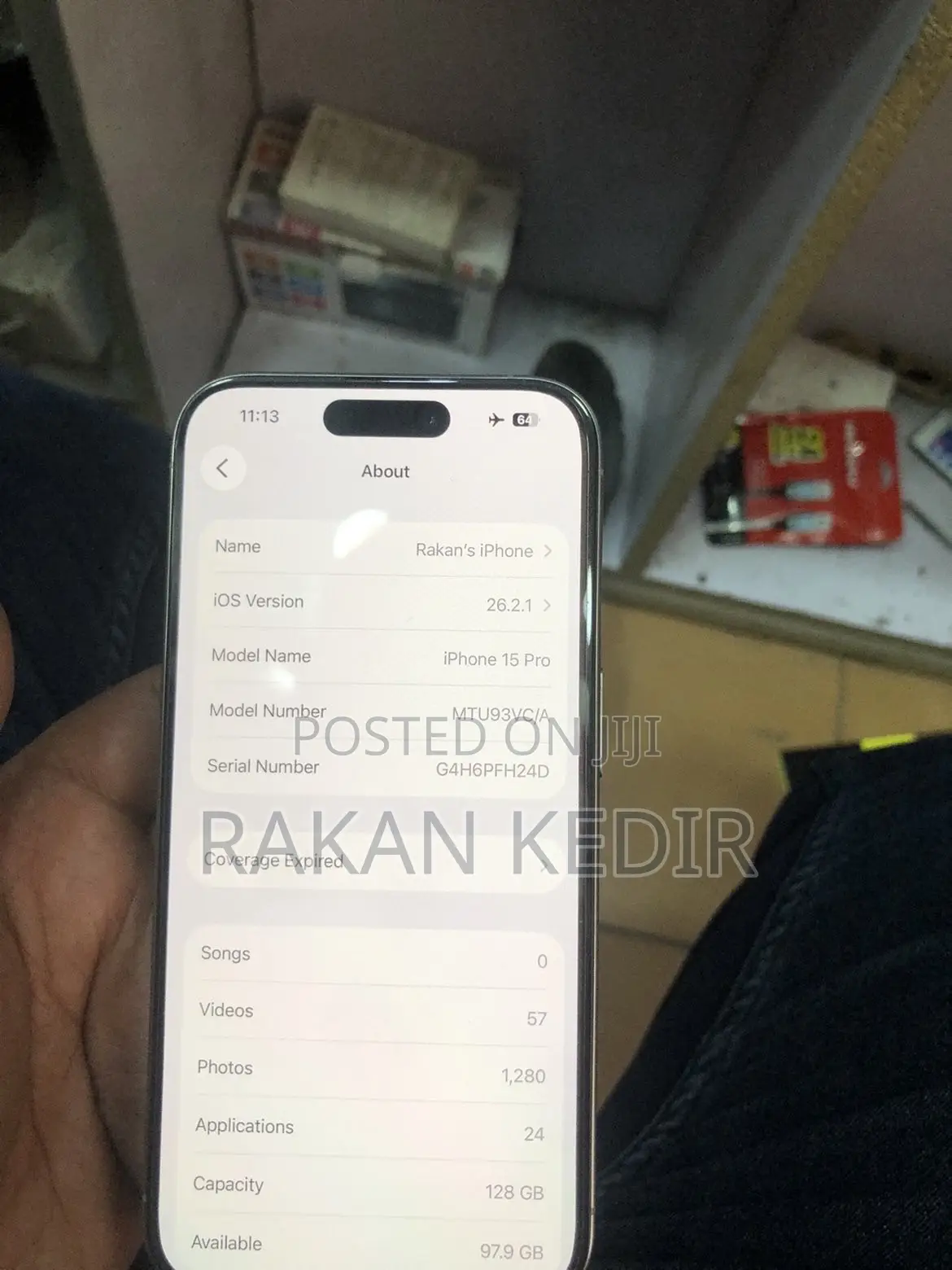 Apple iPhone 15 Pro 128 GB Gray