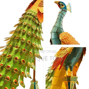 Piececool Colorful Peacock 3d Metal Model Kit