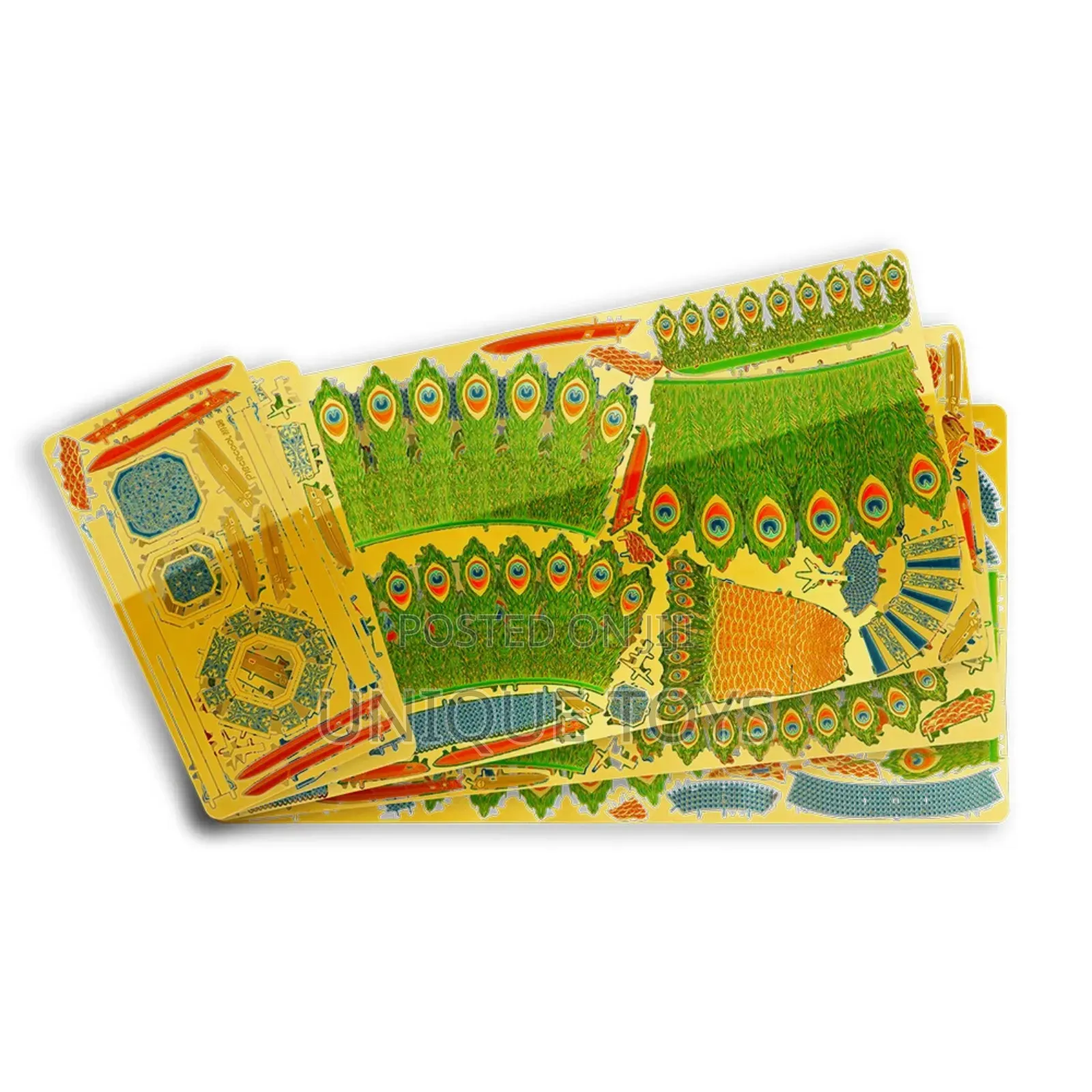 Piececool Colorful Peacock 3d Metal Model Kit