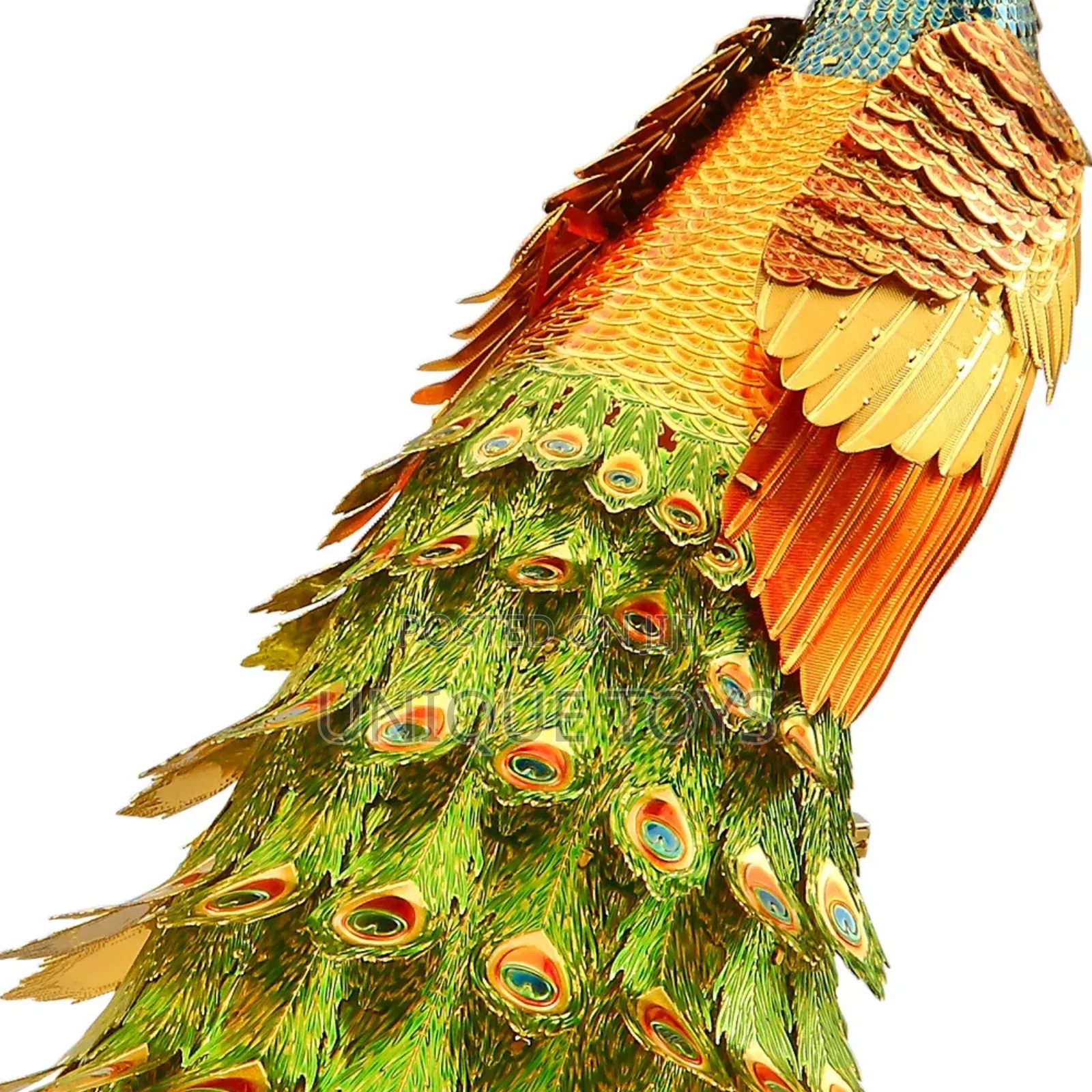 Piececool Colorful Peacock 3d Metal Model Kit