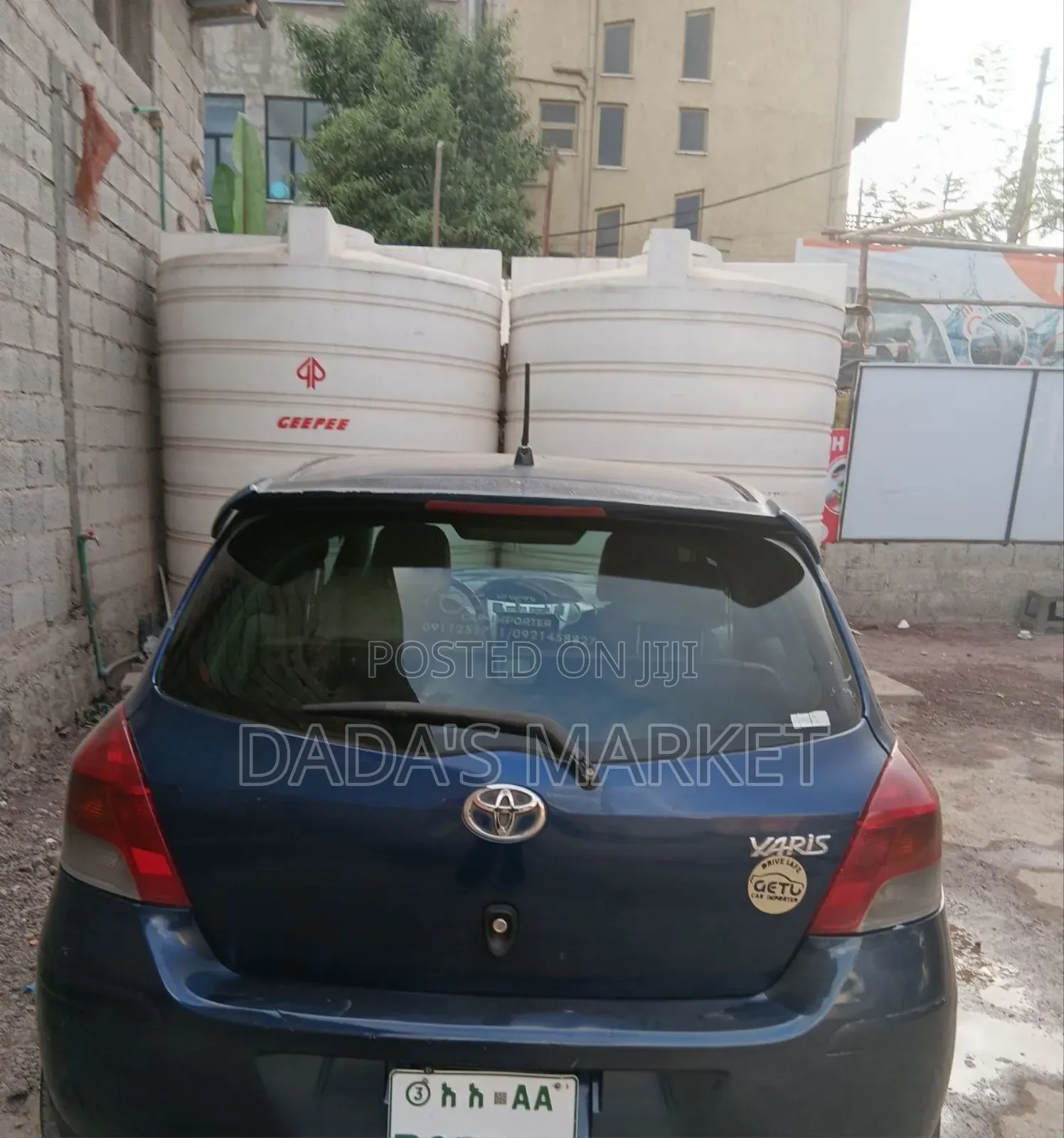 Toyota Yaris 2010 Blue