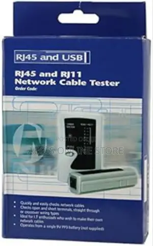 Rj45 and Rj11 Network Cable Tester.