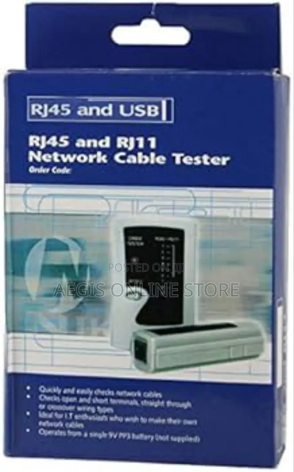 Rj45 and Rj11 Network Cable Tester.