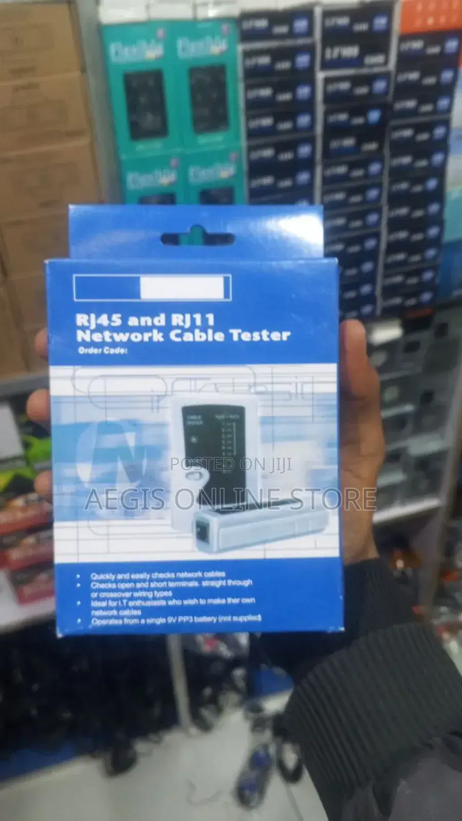 Rj45 and Rj11 Network Cable Tester.
