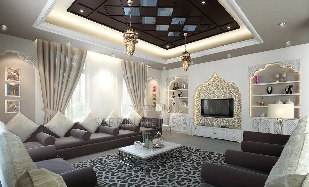 Sabrin Curtains And Arabian Mejlis